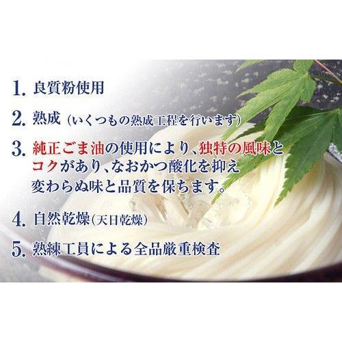 小豆島手延素麺 「島の光」 高級限定品　黒帯 お試しセット 50g×10束