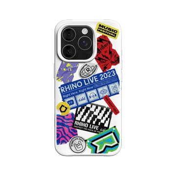 iPhone 16 Pro SolidX 白 - RHINO LIVE - 自由之聲，撕不掉