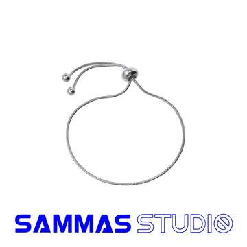 SAMMAS 抽拉小球手錬 細手鍊 316L 鈦鋼 不鏽鋼 不過敏不掉色 手鏈 手環 穿搭配件 高級感 防水