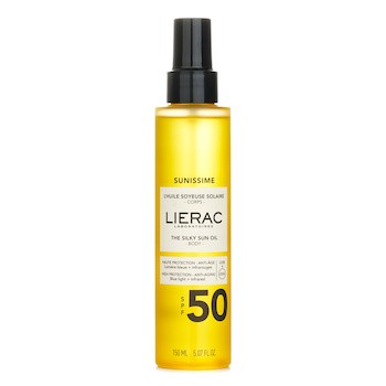Lierac 黎瑞 Sunissime The Silky Sun Oil Body SPF 50 150ml-身體防曬及古銅粉