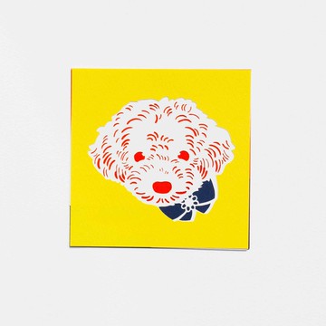 [剪紙套件] 貴賓犬