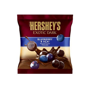 好時夾餡黑巧克力30g-巴西莓藍莓