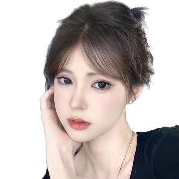 現貨+預購 假瀏海全真髮假髮補髮片-隱形胎毛瀏海女假髮2色74ka4【獨家進口】【米蘭精品】