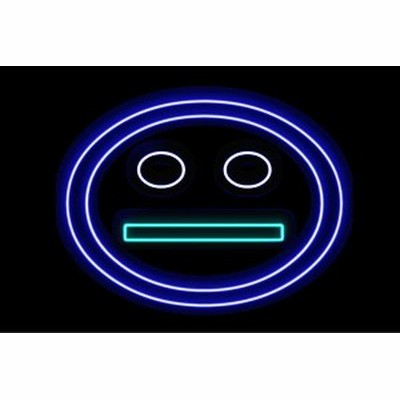 ネオン】フェイス【顔】【かお】【アイコン】【絵文字】【顔文字