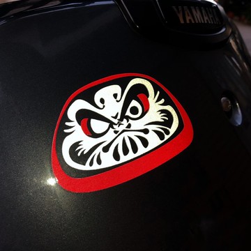 達摩不倒翁 日式風格 JDM 防水耐曬車貼 汽車貼紙 機車貼紙