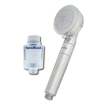 把美容院帶回家-台灣專利 Popmore氣泡奇姬 微氣泡蓮蓬頭 增壓潔淨spa 美容級花灑 超微米氣泡 毛孔清潔肌膚補水保水 氣泡美肌 KB-688