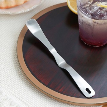 日本霜山 304不鏽鋼不沾桌果醬抹刀/包餡勺