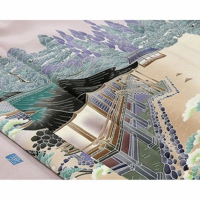 SALEクーポン配布中！色留袖 正絹 加賀友禅 東藤岳作 身丈160.5cm 裄丈