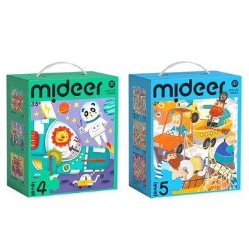 MIDEER 進階式拼圖 LEVEL4&5(2款可選)