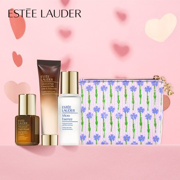 💖生日快樂💖歲月只為你定格【Estee Lauder 雅詩蘭黛】水感透潤煥采組(小棕瓶7ml+原生露15ml+潔顏蜜15ml)