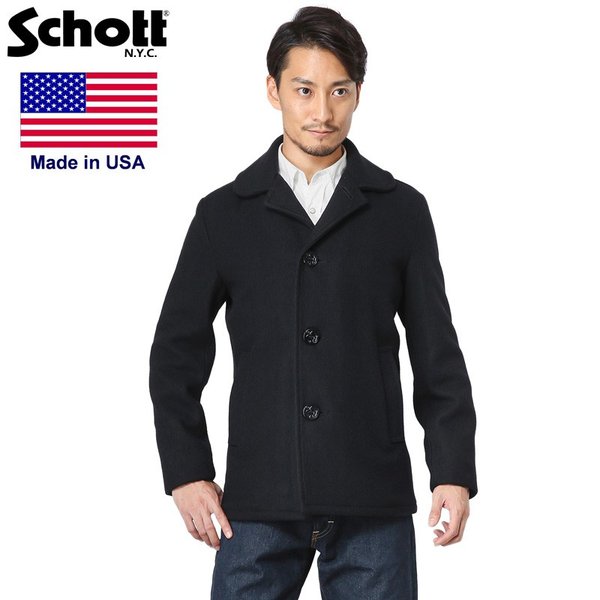 贈り物 たか様ご購入用 Schottショット U S A 製 メンズシングルピーコート ピーコート Alrc Asia