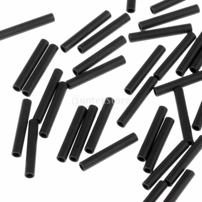 新規購入 100pcs セット ダブル銅チューブ 圧着ループスリーブ 内径1.0mm 1.2mm 1.4mm 1.6mm 1.8mm 2.0mm 耐腐食  クリンプしやすい 釣り糸用