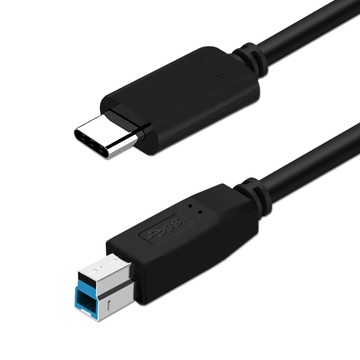 Type C公 - B公  嚴選 Type-c to USB3.0B影印線/印表機B口傳輸線 1M