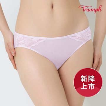 黛安芬-風雅時尚 中腰三角內褲 M-EL 柔紫