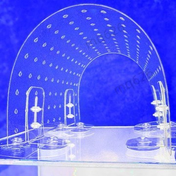 優品 魚缸隔離板透明擋板水族箱隔板鬥魚混養隔離可自由裁剪幼魚隔離網  1206