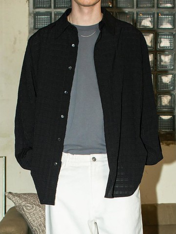 Solid Sucker Shirt [Black] (MS5364A265)