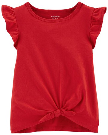 Toddler Tie-Front Jersey Tee