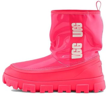 (WMNS) UGG Classic Brellah Mini Boot 'Super Coral'