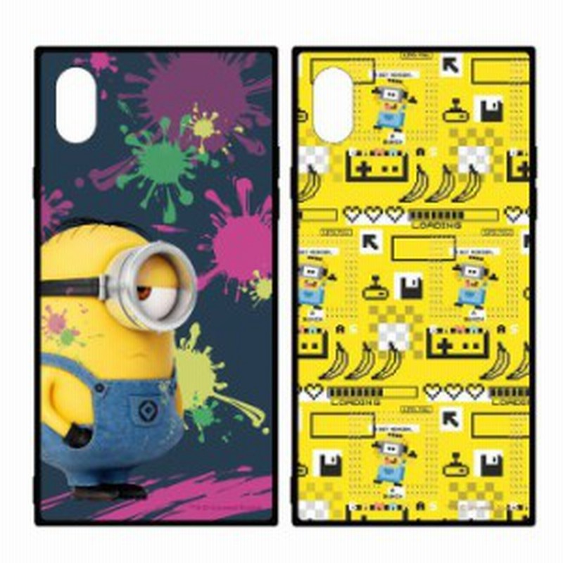 Iphone Xr 対応 Iphonexr ケース カバー 怪盗グルーシリーズ ミニオン スクエアガラスケース ミニオンズ Minion 通販 Lineポイント最大4 0 Get Lineショッピング