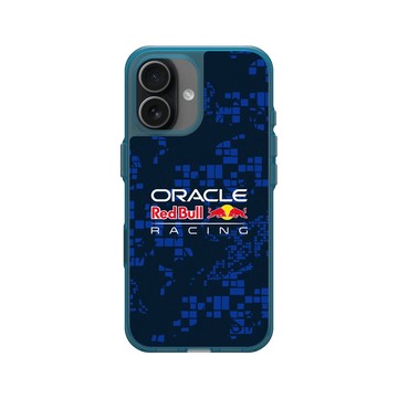 iPhone 17 Clear (相機按鈕) 夜幕藍 - Oracle Red Bull Racing - Digital Grid