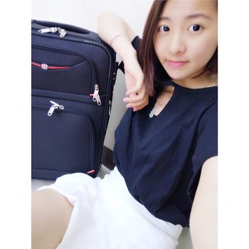 瑞士軍刀拉桿箱萬向輪行李箱男女學生牛津布商務旅行箱拖箱登機箱