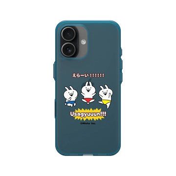 iPhone 17 Clear (相機按鈕) 夜幕藍 - Usagyuuun 小突兔 - 太棒啦 !!!