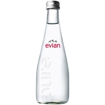 速出免運 法國evian依雲 天然礦泉水 330ml x 20瓶(玻璃瓶裝) (HS嚴選)