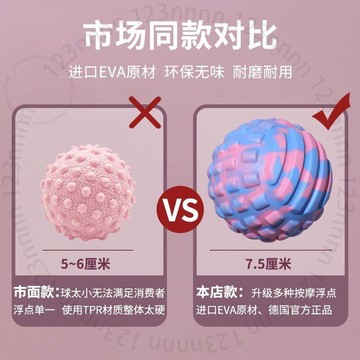 筋膜球足底肌肉放鬆背部腳底健身花生球瑜伽肩頸膜球經膜球84IGT01