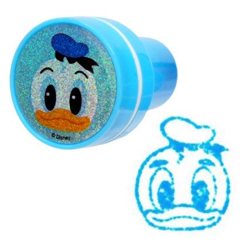 Disney ディズニー 顔柄 フェイス スタンプ 15個 インク付 丸型 