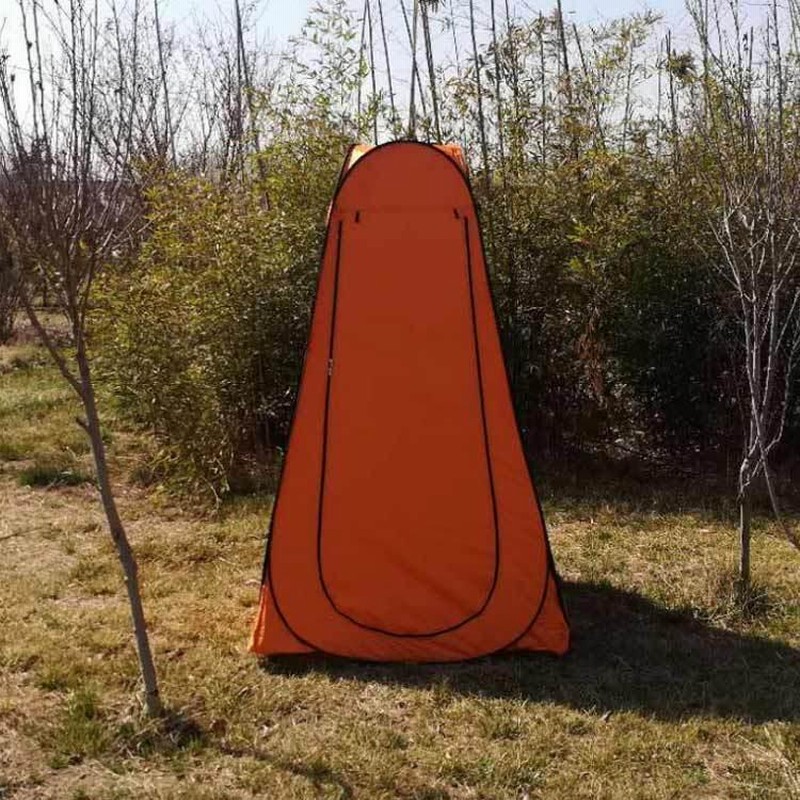 ⭐️新品⭐️トイレントオレンジ　簡易トイレプライバシー120✖︎120✖︎190 トイレテントオレンジ 新品⭐️トイレントオレンジ 簡易トイレ