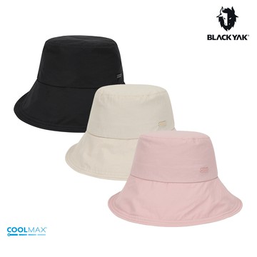 【BLACKYAK】女 PONYTAIL漁夫帽(粉紅/淺卡其/黑色)-透氣 遮陽帽 健行登山帽|BYEB1WAF03