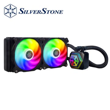 銀欣 PF240-ARGB 高效一體式水冷散熱器搭配ARGB燈效