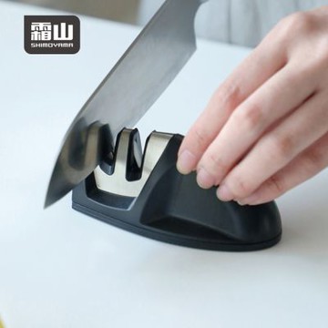 日本霜山 防滑安全兩段式磨刀器