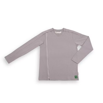 海夫康澄國際 kcwear 易穿脫衛生衣 雙肩扣 單側拉鍊 全彈性/春秋冬 磚灰(w11)