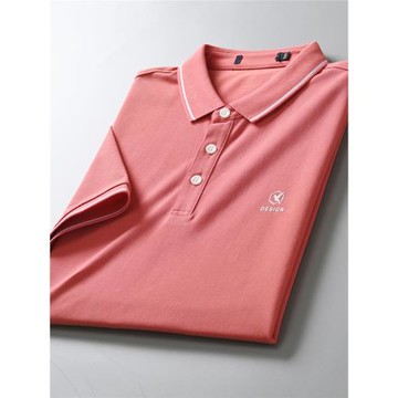 外貿原單剪標舒適透氣鴿子印花夏季男士商務休閑翻領短袖POLO衫潮