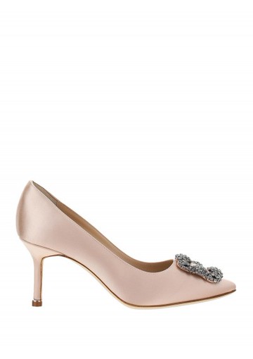 Manolo Blahnik - Hangisi Pumps - Womens - Pink