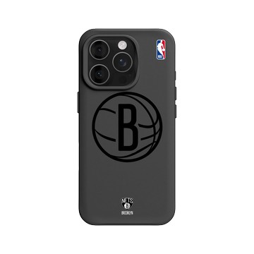 iPhone 16 Pro SolidX 黑 - NBA - B&W-布魯克林籃網 Brooklyn Nets B&W - Light