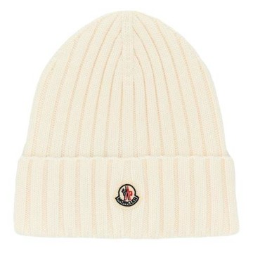 【MONCLER】BERRETTO TRICOT 基本款毛帽 白色 - K10933B00036A9327 030