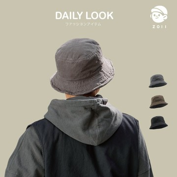 ZOII 佐壹｜日系原宿漁夫帽 高品質漁夫帽 素面漁夫帽 穿單單品 防曬帽 #101005
