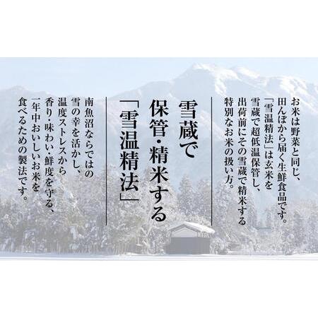 ふるさと納税 契約栽培　雪蔵貯蔵米　南魚沼産こしひかり（3合×8袋×全3回） 新潟県南魚沼市