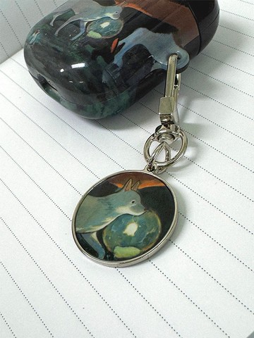 金屬鑰匙圈 / 林間雅韻 / NOMA 插畫文具雜貨