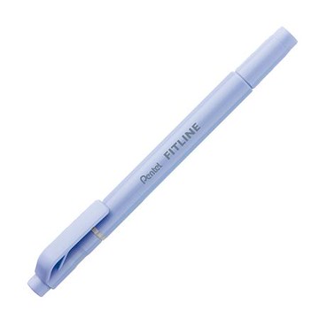飛龍Pentel雙頭螢光筆SLW11P-CT/粉彩藍/1.0~3.5mm