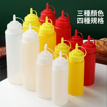 🚀隔日達出 優選直營🚚擠醬瓶擠壓瓶商用擺攤醬料瓶沙拉番茄醬果醬食品級大口徑不暴口厚