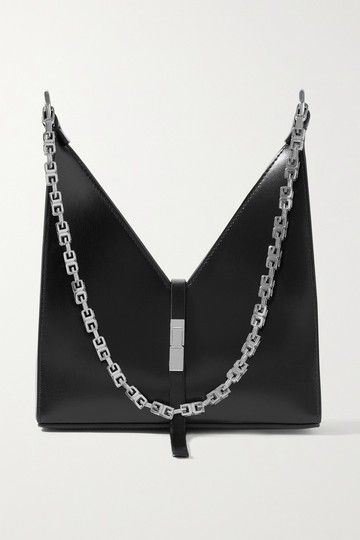 Givenchy - Cut Out Mini Leather Shoulder Bag - Black - one size