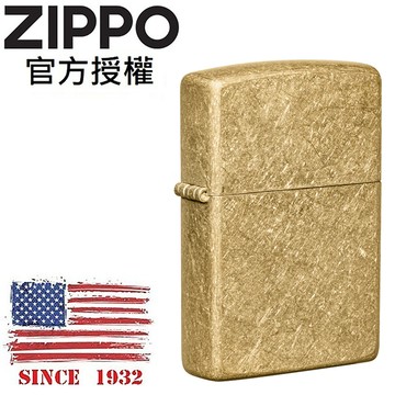 ZIPPO Regular Tumbled Brass 懷舊黃銅色防風打火機
