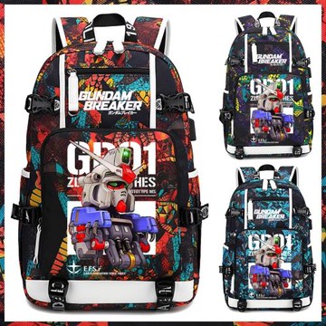 卡迪頓機動戰士周邊書包男小學生大容量夜光高達潮酷初中生雙肩包