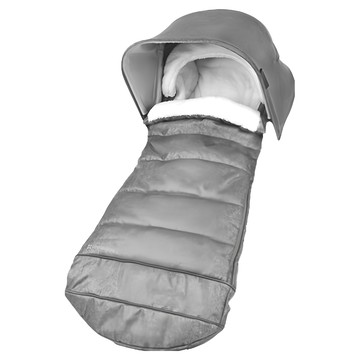 UPPAbaby 舒適保暖被 仿羊毛羔內裡 睡袋式設計  深灰色  1個