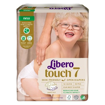 Libero 麗貝樂 Touch黏貼型尿布 16~26kg  XXL  32片