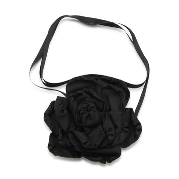 Dolce & Gabbana - Black 3d Flower Bow Tie