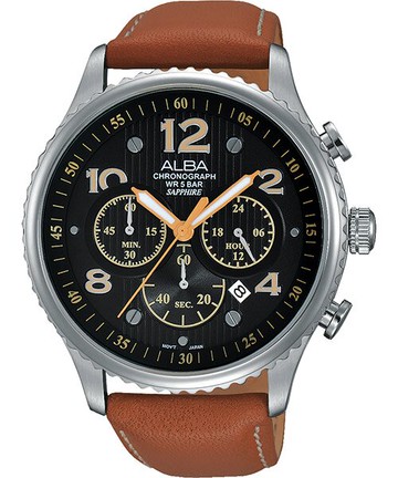 ALBA VD53-X236J(AT3959X1)休閒運動時尚腕錶/黑面45mm｜樂天全館特惠中★指定刷卡回饋10%